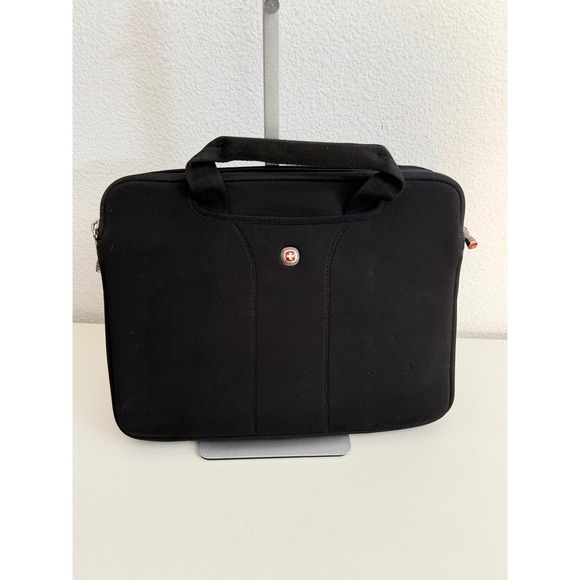 SwissGear Accessories - Wenger SwissGear Laptop Sleeve Case Black Padded Bubble Interior 12x9 Inch